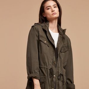 Aritzia Talula Trooper Jacket in Grey